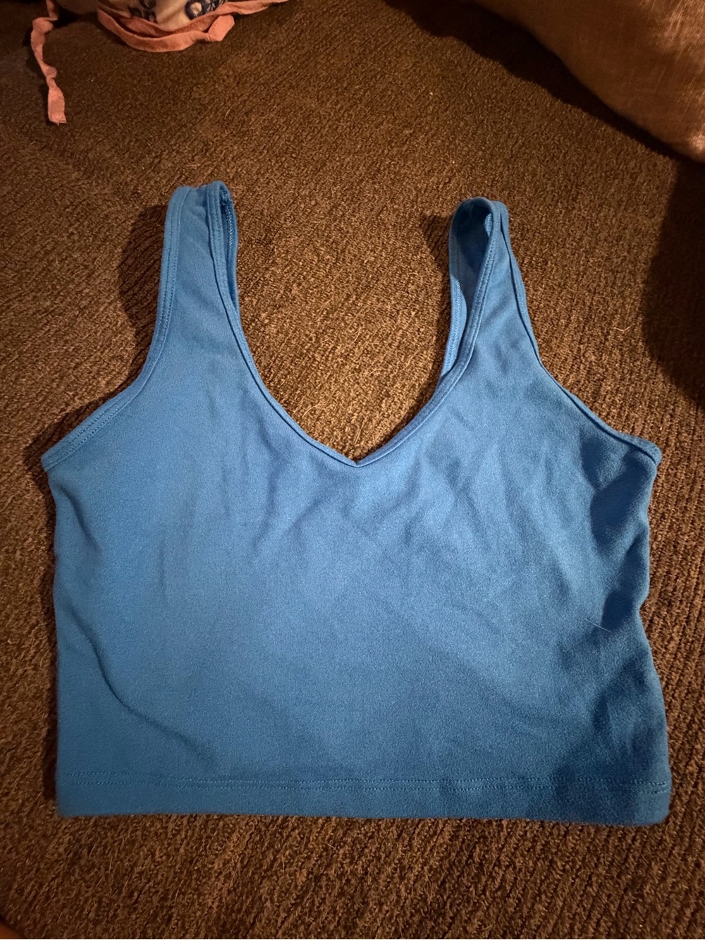 Hollister Sky Blue V-Neck Crop Tank